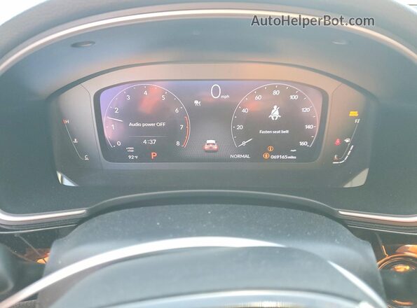 2HGFE1F90NH301413 2022 HONDA CIVIC White 