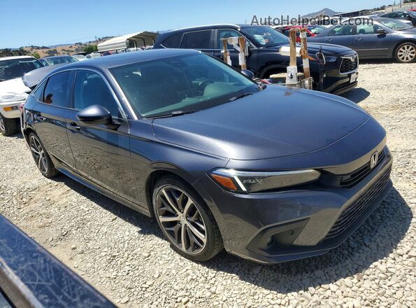 2HGFE1F90NH304067 2022 HONDA CIVIC Gray Առջևի աջ
