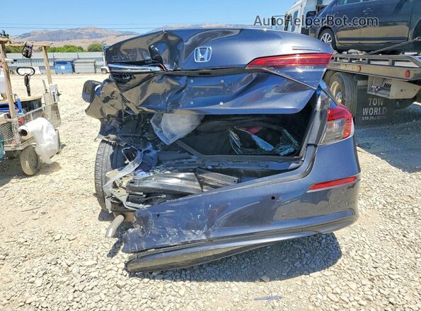 2HGFE1F90NH304067 2022 HONDA CIVIC Gray Հետևի տեսք