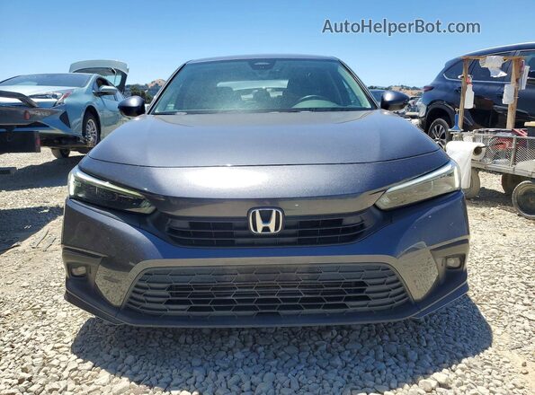 2HGFE1F90NH304067 2022 HONDA CIVIC Gray Դիմացի տեսք