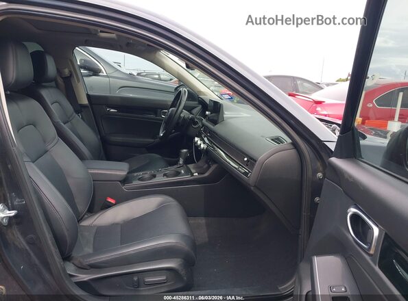 2HGFE1F90NH304070 2022 HONDA CIVIC Серый Вид салона спереди