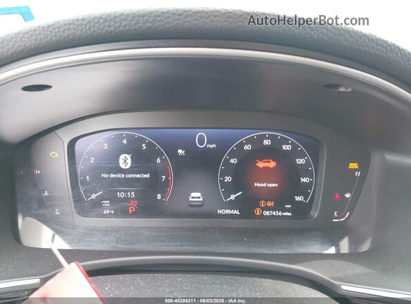 2HGFE1F90NH304070 2022 HONDA CIVIC Серый Вид задних сидений