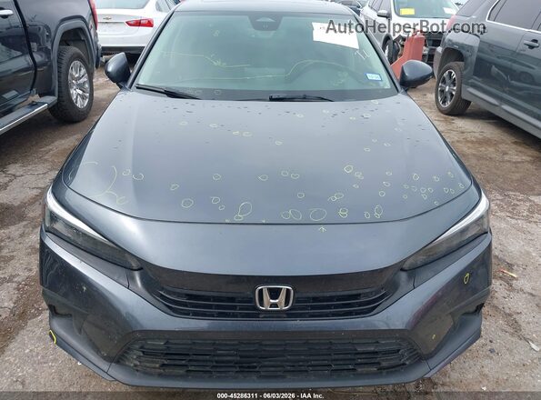 2HGFE1F90NH304070 2022 HONDA CIVIC Серый Вид задней части салона