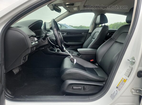 2HGFE1F90NH328899 2022 HONDA CIVIC White Вид салону спереду