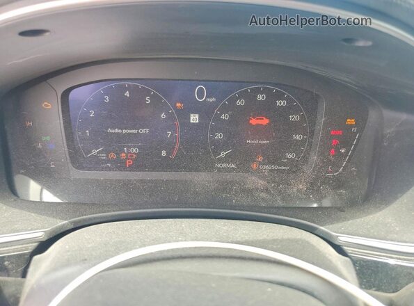 2HGFE1F91PH305280 2023 HONDA CIVIC Gray Widok zestawu wskaźników