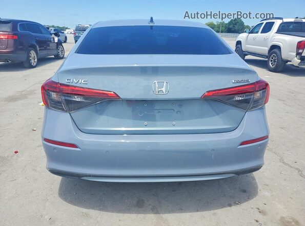 2HGFE1F91PH305280 2023 HONDA CIVIC Gray Widok z tyłu