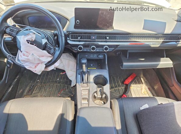 2HGFE1F91PH319227 2023 HONDA CIVIC White წინა პანელის ხედი