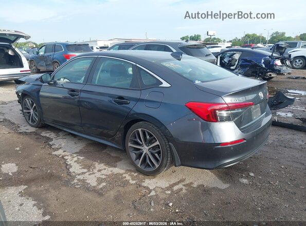 2HGFE1F92NH304054 2022 HONDA CIVIC Gray Հետևի ձախ