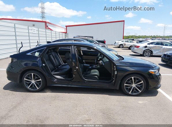2HGFE1F92NH305267 2022 HONDA CIVIC Black ხელსაწყოთა პანელის ხედი