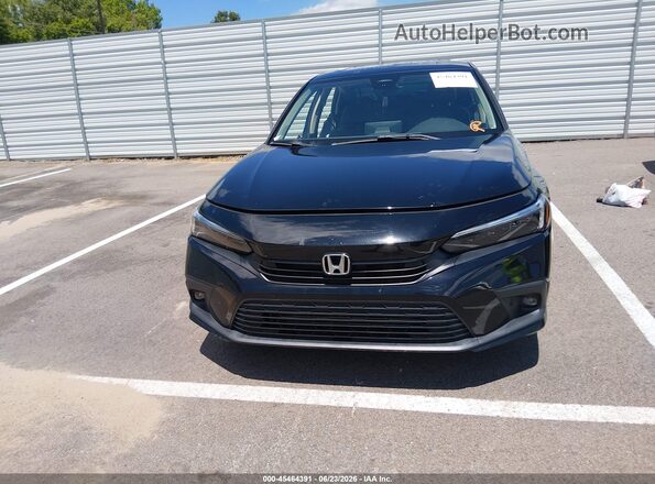 2HGFE1F92NH305267 2022 HONDA CIVIC Black წინა პანელის ხედი