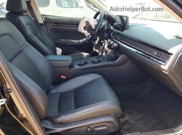 2HGFE1F92NH316365 2022 HONDA CIVIC Черный Вид салона спереди