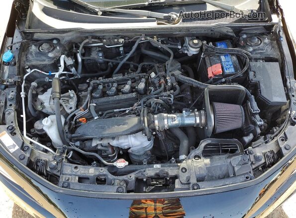 2HGFE1F92NH316365 2022 HONDA CIVIC Черный Вид задней части салона