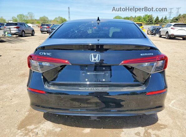 2HGFE1F92NH316365 2022 HONDA CIVIC Черный Вид сзади