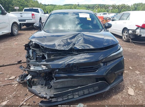 2HGFE1F92PH320712 2023 HONDA CIVIC Black ხელსაწყოთა პანელის ხედი