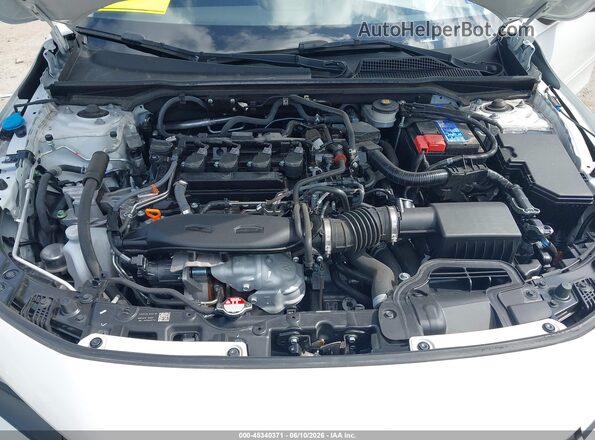 2HGFE1F92RH321717 2024 HONDA CIVIC White Widok z tyłu