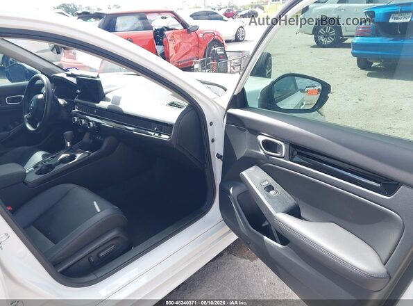 2HGFE1F92RH321717 2024 HONDA CIVIC White Widok wnętrza z przodu