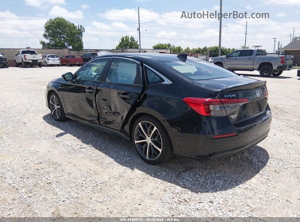 2HGFE1F93NH319288 2022 HONDA CIVIC Black უკანა მარცხენა