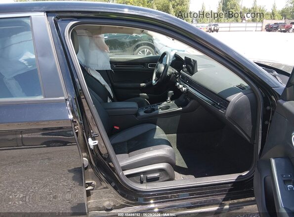 2HGFE1F93NH319288 2022 HONDA CIVIC Black წინა სალონის ხედი
