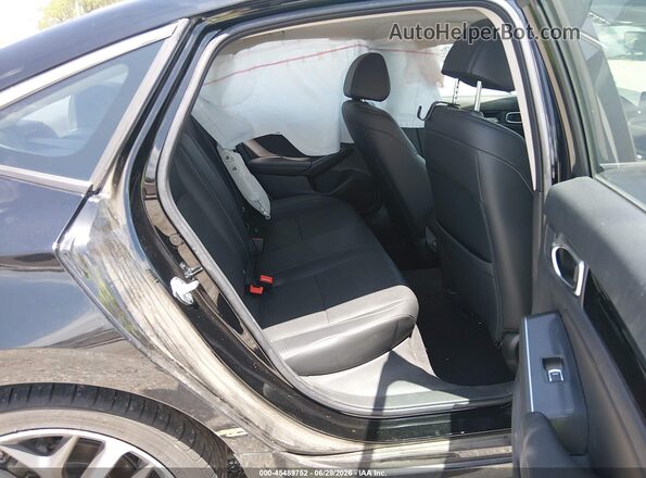 2HGFE1F93NH319288 2022 HONDA CIVIC Black VIN კოდის სტიკერის ხედი