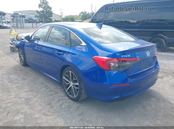 2HGFE1F94NH309739 2022 HONDA CIVIC Blue Rear left