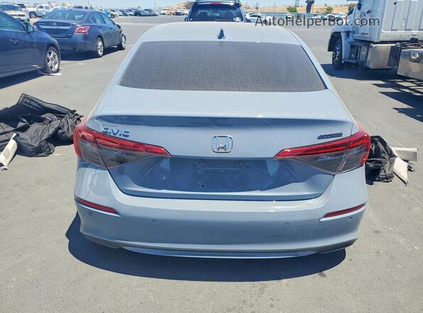 2HGFE1F94PH301272 2023 HONDA CIVIC Gray Vista trasera