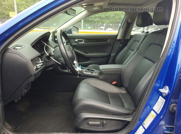 2HGFE1F94PH317665 2023 HONDA CIVIC Blue Вид салону спереду