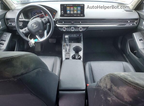 2HGFE1F94PH317665 2023 HONDA CIVIC Blue Вид панелі приладів