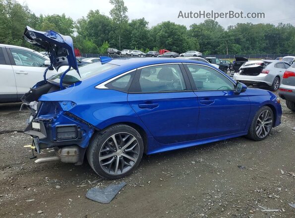 2HGFE1F94PH317665 2023 HONDA CIVIC Blue Задня права чверть