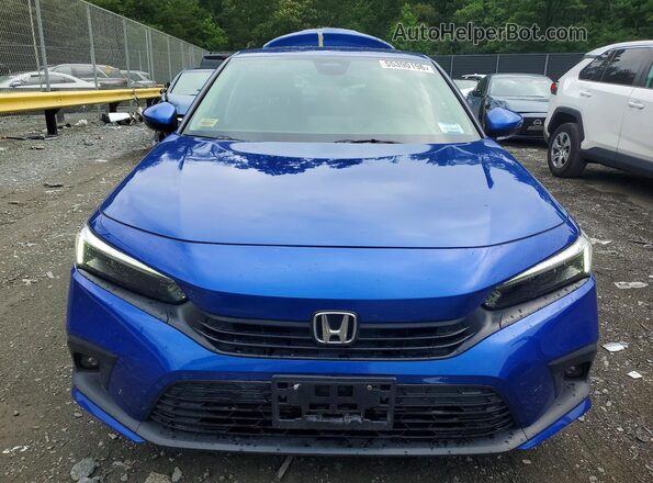 2HGFE1F94PH317665 2023 HONDA CIVIC Blue Вид спереду