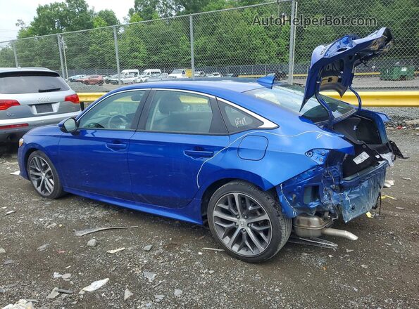 2HGFE1F94PH317665 2023 HONDA CIVIC Blue Задня ліва чверть