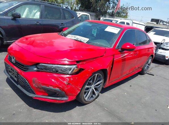 2HGFE1F94PH323465 2023 HONDA CIVIC Red Przód lewy