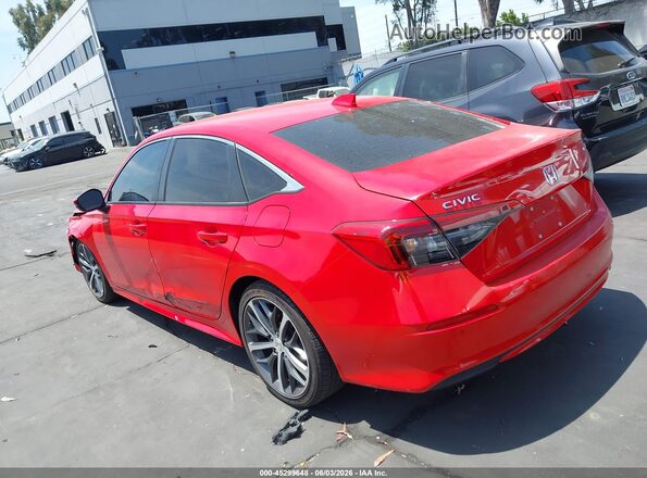 2HGFE1F94PH323465 2023 HONDA CIVIC Red Tył lewy