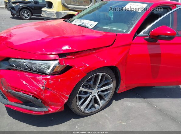2HGFE1F94PH323465 2023 HONDA CIVIC Red Widok z przodu