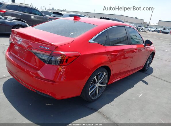 2HGFE1F94PH323465 2023 HONDA CIVIC Red Tył prawy