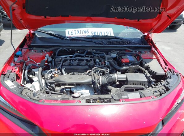 2HGFE1F94PH323465 2023 HONDA CIVIC Red Widok z tyłu