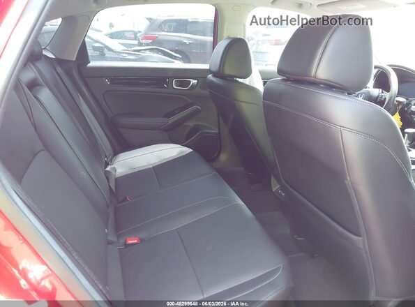 2HGFE1F94PH323465 2023 HONDA CIVIC Red Widok naklejki z numerem VIN