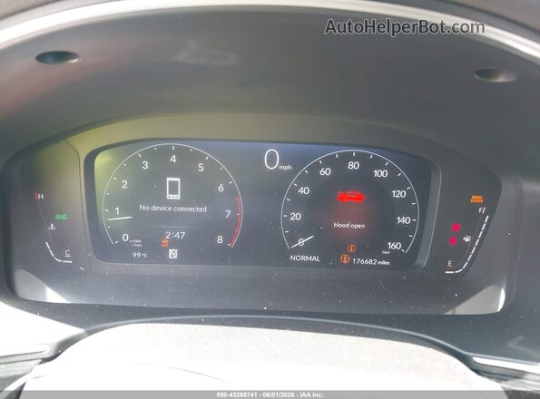 2HGFE1F94RH300268 2024 HONDA CIVIC Gray Vista de los asientos traseros