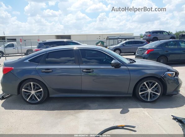 2HGFE1F94RH300268 2024 HONDA CIVIC Gray Vista interior trasera