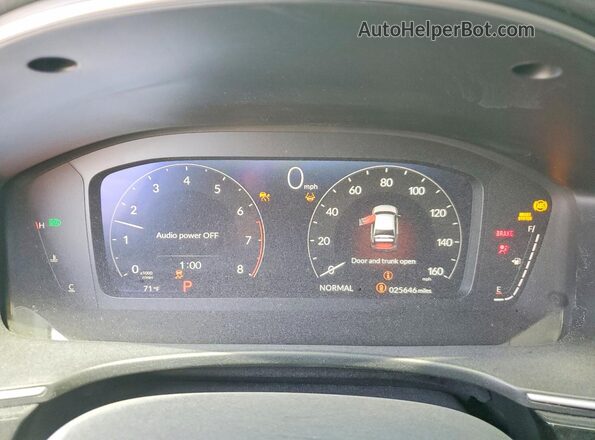 2HGFE1F95RH300652 2024 HONDA CIVIC White ხელსაწყოთა პანელის ხედი