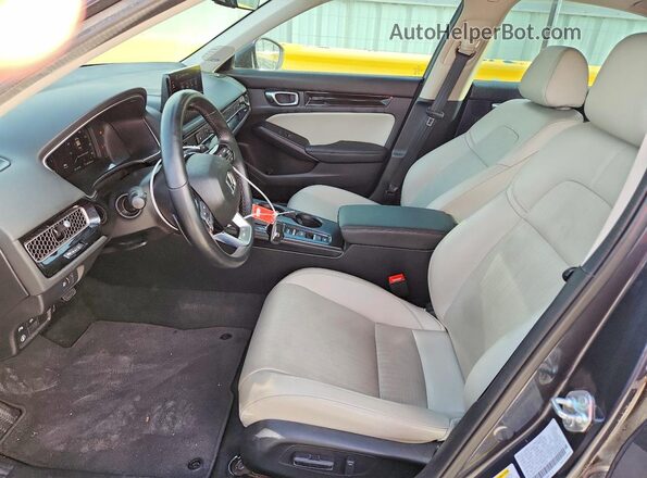 2HGFE1F95RH319220 2024 HONDA CIVIC Gray წინა სალონის ხედი