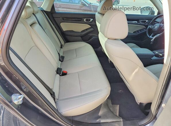 2HGFE1F95RH319220 2024 HONDA CIVIC Gray უკანა სავარძლების ხედი