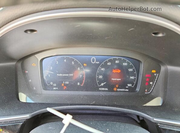 2HGFE1F97RH338206 2024 HONDA CIVIC White Vista del cuadro de instrumentos