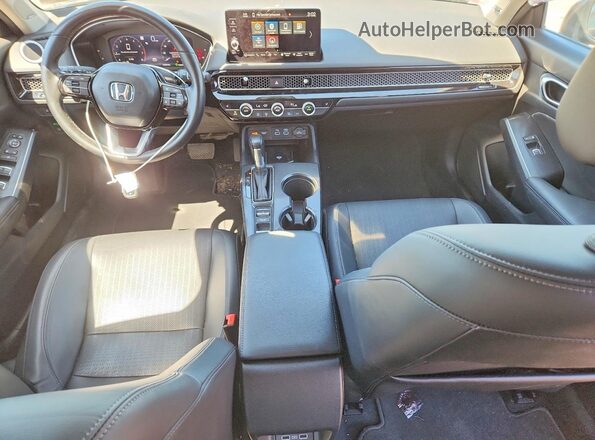 2HGFE1F98PH311979 2023 HONDA CIVIC Black Առջևի վահանակի տեսք