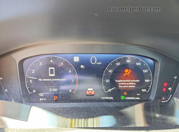 2HGFE1F98PH311979 2023 HONDA CIVIC Black Սարքավորումների վահանակի տեսք