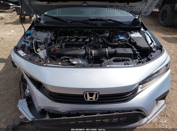 2HGFE1F99NH300065 2022 HONDA CIVIC Light Blue Vista trasera