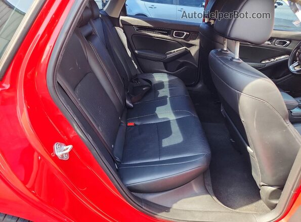 2HGFE1F99NH303497 2022 HONDA CIVIC Red Vista de los asientos traseros