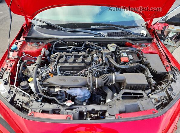 2HGFE1F99NH303497 2022 HONDA CIVIC Red Vista interior trasera
