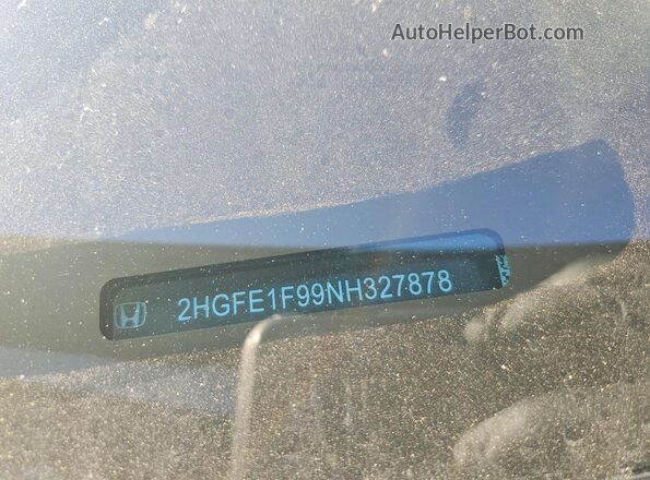 2HGFE1F99NH327878 2022 HONDA CIVIC Black 