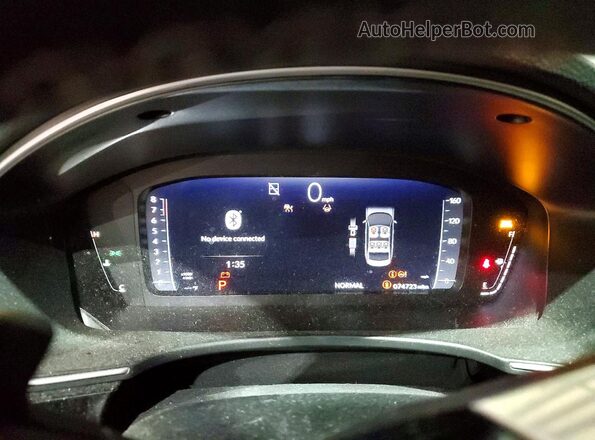 2HGFE1F99PH304037 2023 HONDA CIVIC Red Vista del cuadro de instrumentos