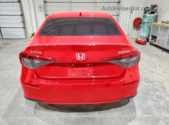 2HGFE1F99PH304037 2023 HONDA CIVIC Red Vista trasera